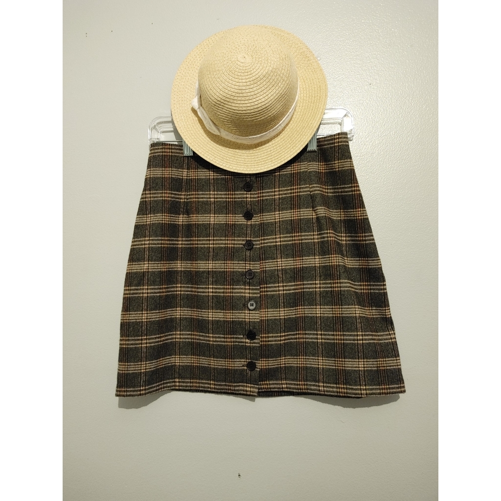 Plaid Mini skirt